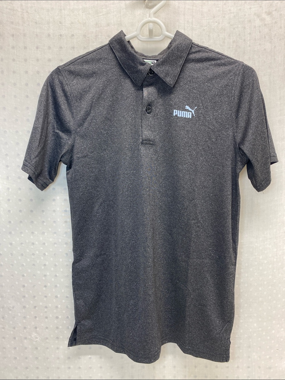 Puma Kids Polo Black Heather Size L (14-16)
